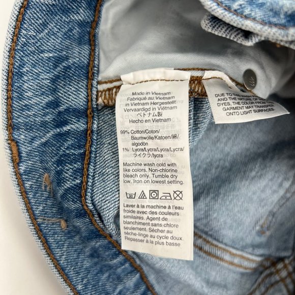 Madewell Blue The Perfect Vintage Skinny Jeans | Petite Size 25 - Picture 4 of 9